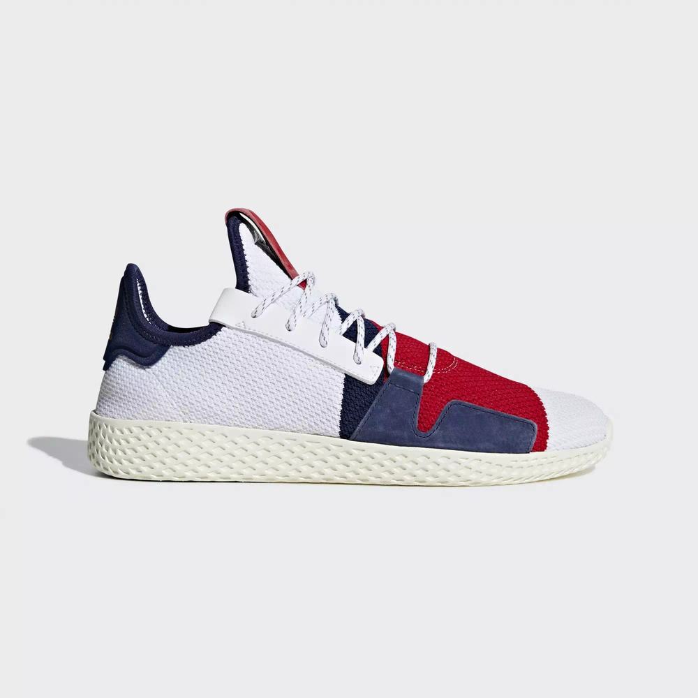 Adidas Pharrell Williams BBC Hu V2 Tenis Blancos Para Hombre (MX-51881)